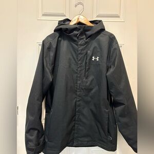 Under Armour Men's Black Hooded Jacket
